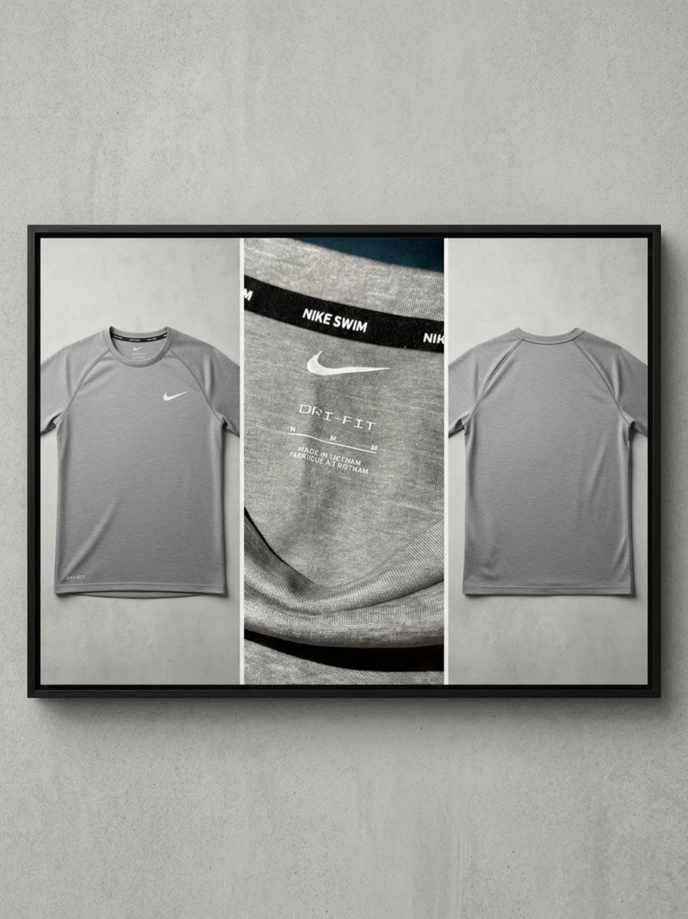 Nike Men’s Grey Dri-FIT Short Sleeve Athletic Tee